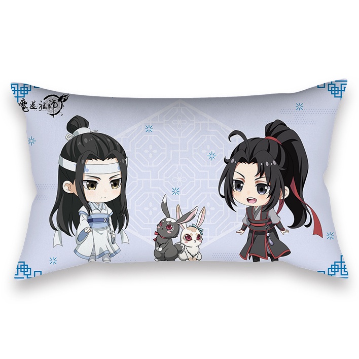 Vỏ Gối Hình Chữ Nhật In Hình Mo Dao Zu Shi 50X30Cm