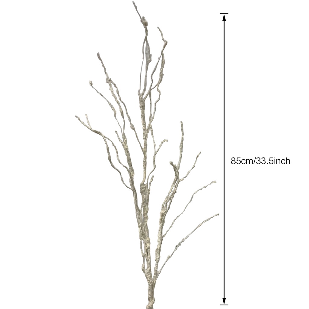 Cành Cây Giả Bằng Sắt Màu Trắng Dùng Trang Trí Tiệc Cưới