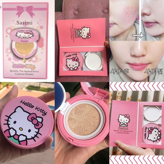 Phấn Nước Cushion trang điểm mỏng mịn , dưỡng ẩm và che khuyết điểm hoàn hảo SASIMI HELLO KITTY  kèm lỏi thay thế