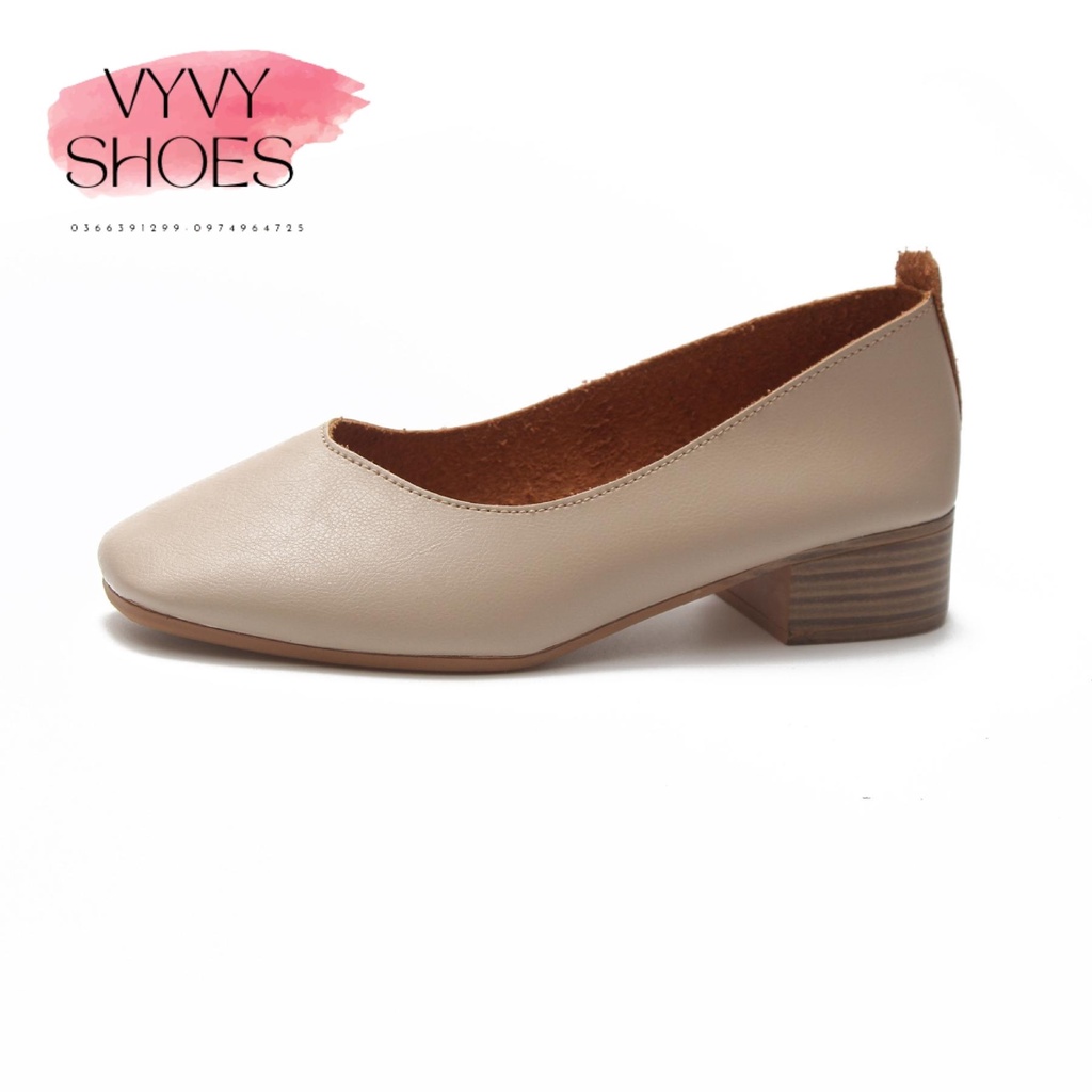 GIÀY NỮ DA MỀM, GIÀY CÔNG SỞ NỮ VYVY SHOES19