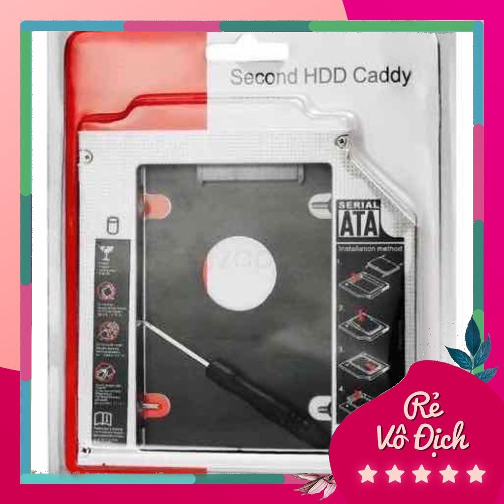 [BLcomputer] Khay HDD Laptop 12.7 Dày - Caddy bay laptop 12.7mm - Caddy bay laptop 12.7mm