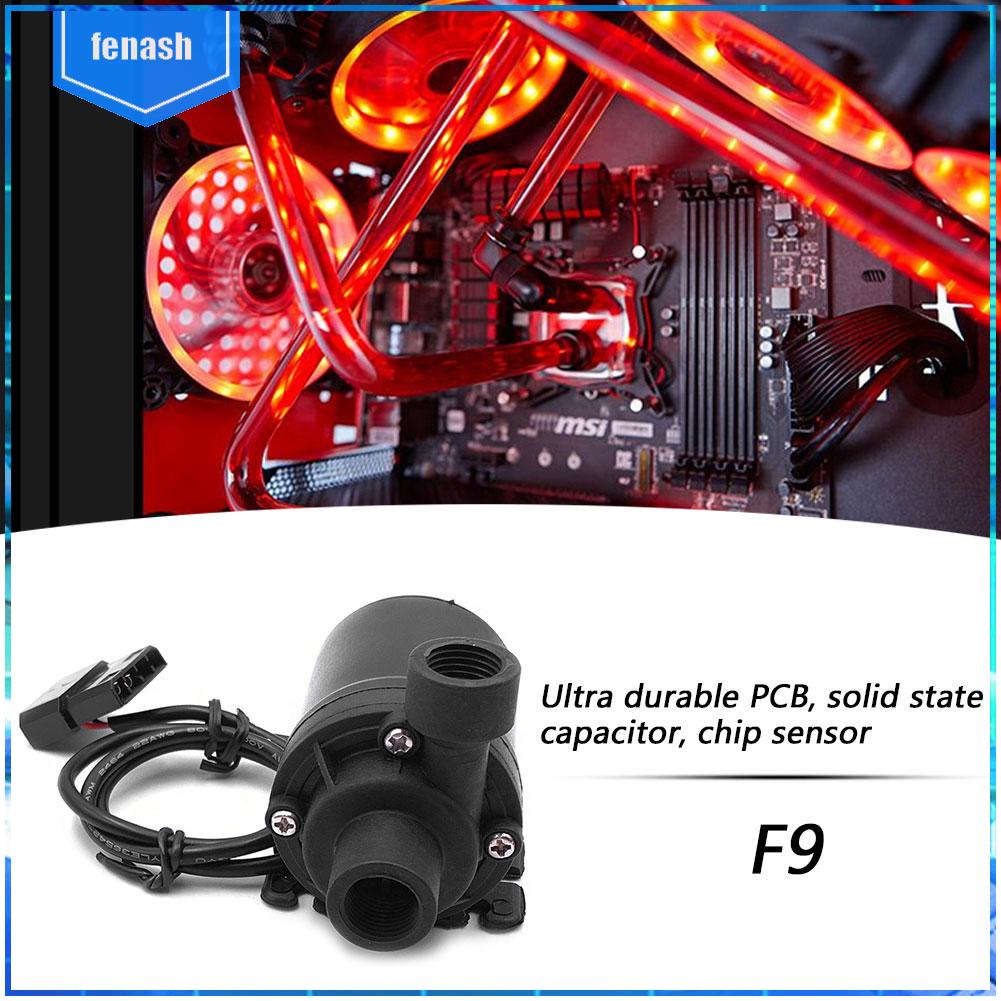 ✪Máy Bơm Nước Phân Tử Phân Tử 4 Pin Fenash~F9 12V Cho Hệ Thống Làm Mát CPU 9W