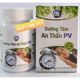 DƯỠNG TÂM AN THẤN PV - LỌ 60 VIÊN