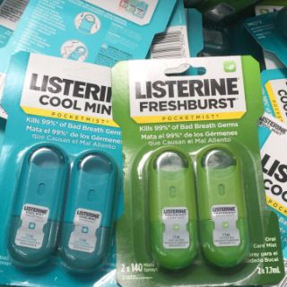 Xịt thơm miệng Listerine 7.7ml màu xanh dương