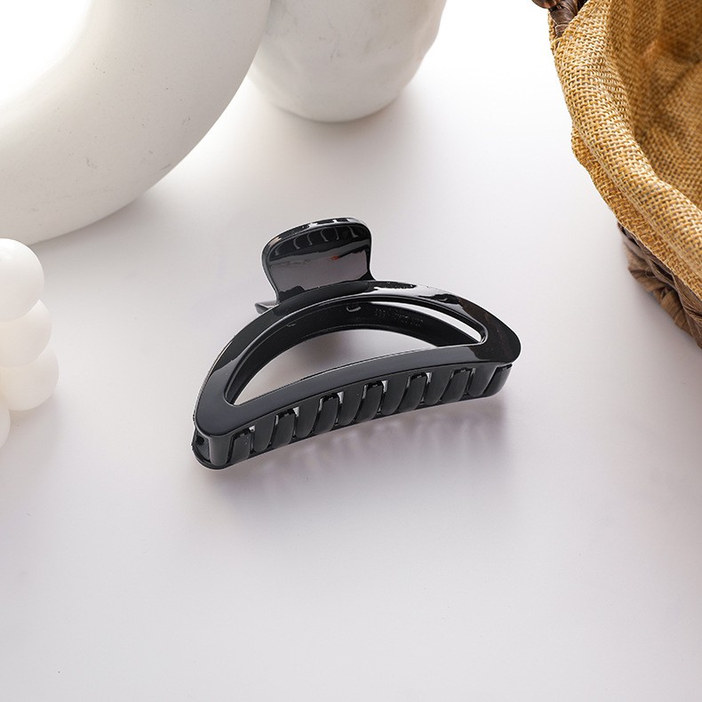 Kẹp Tóc Càng Cua NOVSET Kẹp Tóc Hàn Quốc Chất Liệu Nhựa Bóng Cao Cấp #3 TRONG