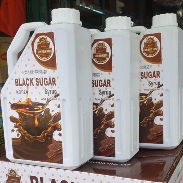 Chai 400g siro đường đen Hàn Quốc