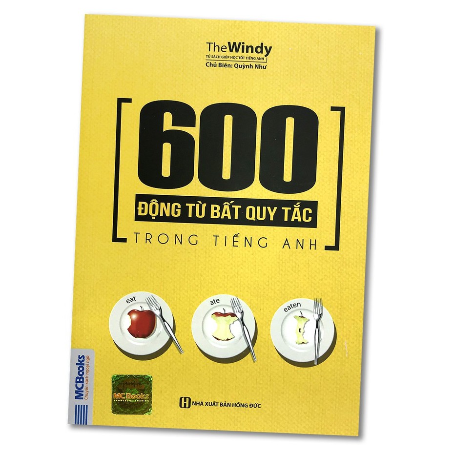 Sách - 600 động từ bất quy tắc trong tiếng Anh Tặng Kèm Bookmark