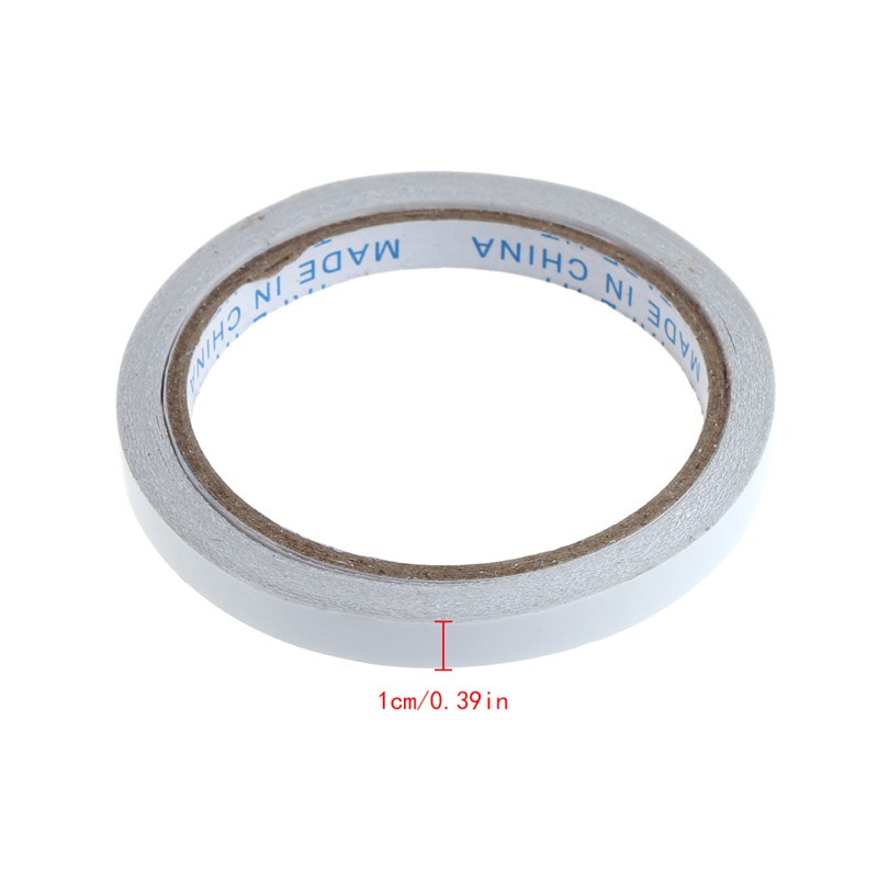 Cuộn Băng Keo Hai Mặt 12m 5mm - 15mm Siêu Dính Tiện Dụng Cho Gia Đình / Văn Phòng