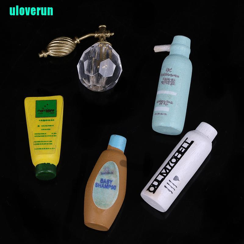 Bộ 5 Chai Sữa Tắm Tỉ Lệ 1: 12 Trang Trí Nhà Búp Bê