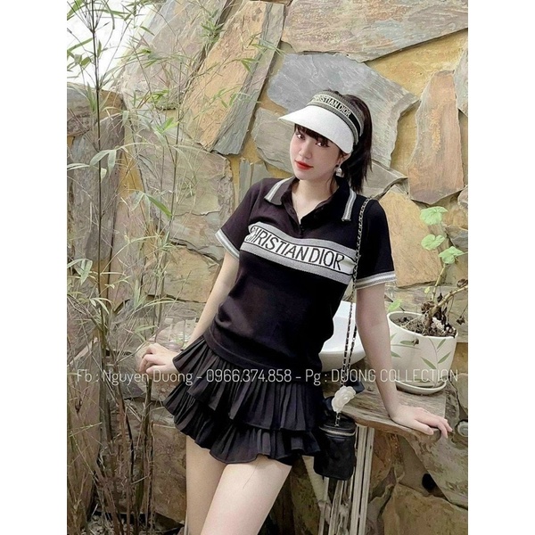 Áo len chữ cổ trụ from vưa bigsize 55-75kg (ảnh thật áo)