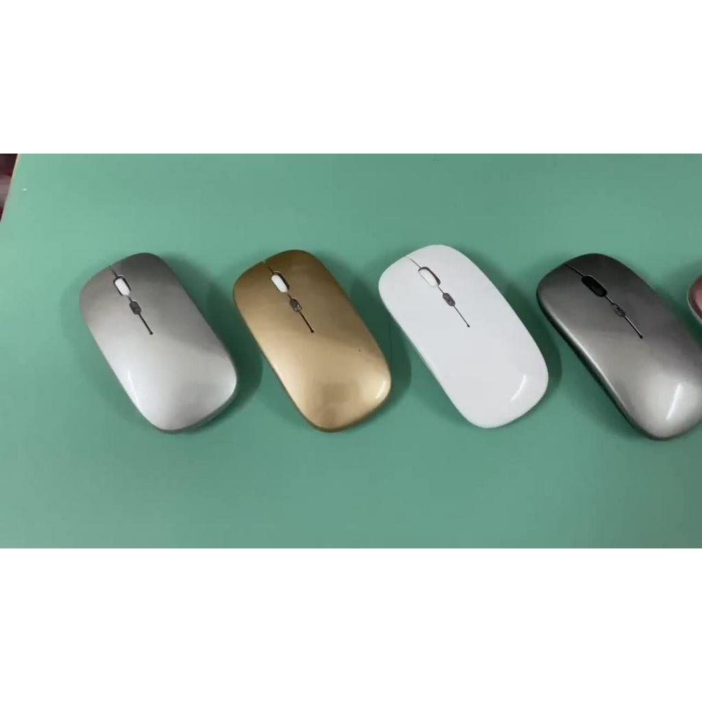 Chuột không dây Bluetooth 2 chế độ kết nối có đèn LED và sạc lại. Kết nối ổn định với mọi thiết bị | BigBuy360 - bigbuy360.vn