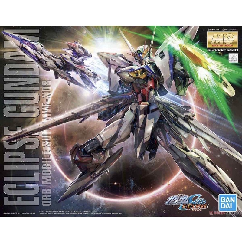 Đồ Chơi Mô Hình MG 1/100 Eclipse Gundam + Backpack Maneuver Strike Unit Bandai
