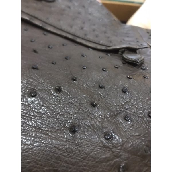 Túi da đà điểu thật Size 40cm