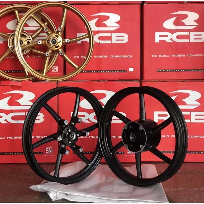 Mâm 6 cây RCB gắn cho Winner X bản 1.85-2.5 Đen