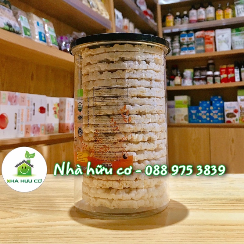 Bánh gạo lứt Jasmine hữu cơ cho bé - 100g LumLum - Hsd: 6/10/2022 - Nhà hữu cơ