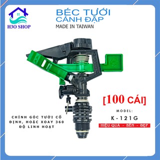 Béc tưới cánh đập taiwan b-121-x ren 21mm, béc tưới chỉnh góc