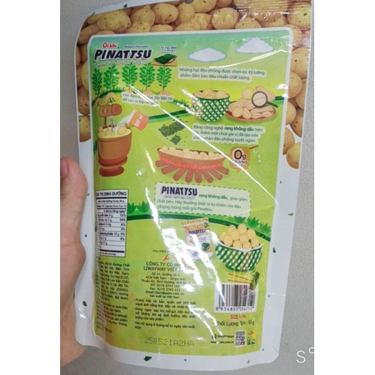 Snack đâu phông vị tảo biển