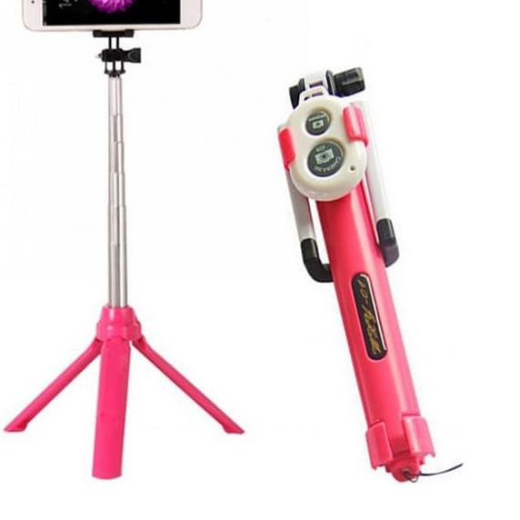 Áo Thun Tay Ngắn Cổ Tròn In Hình Hoạt Hình Đáng Yêu Gậy Chụp Ảnh Selfie Kết Nối Bluetooth 3 Trong 1 | BigBuy360 - bigbuy360.vn
