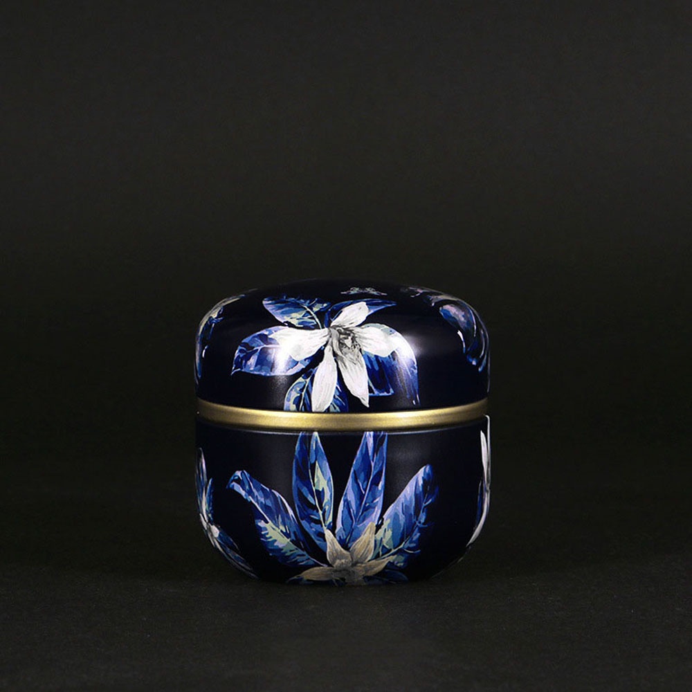 YIYU Hộp mạ thiếc đựng trà/kẹo/trái cây mini đa năng phong cách Nhật Bản tiện dụng