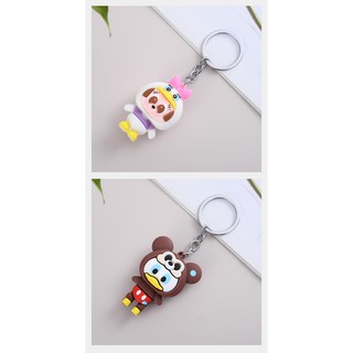 Móc Khoá Thú 2 Mặt Mới Siêu Cute