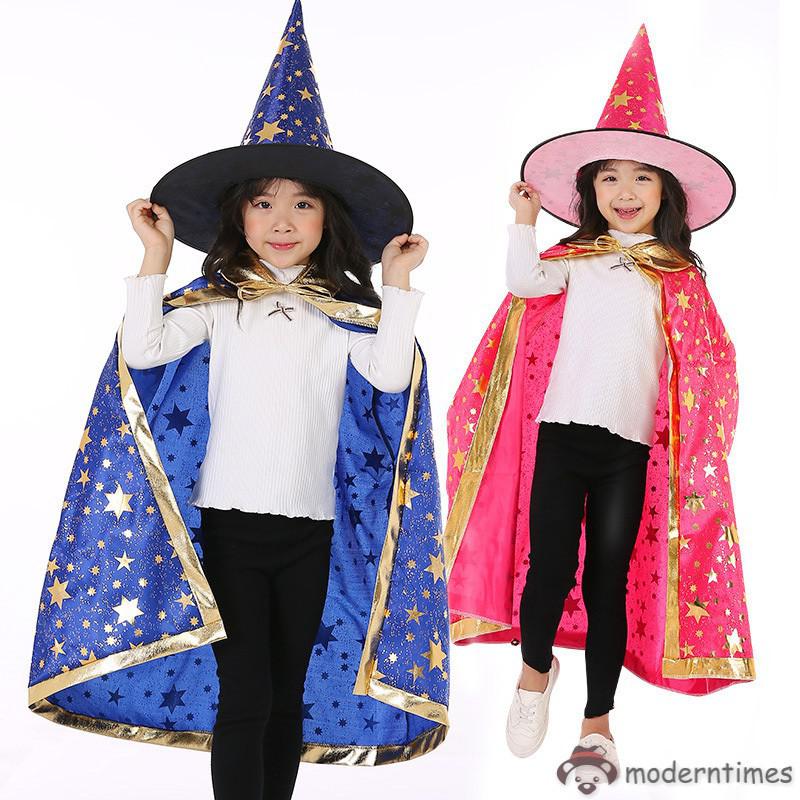 Bộ trang phục hóa trang phù thủy dự tiệc halloween dành cho BÉ.