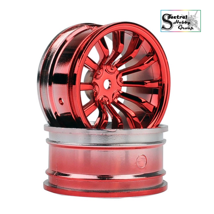 Phụ kiện Mô hình điều khiển RC Car: vành bánh xe mạ metallic cho ô tô 1/10 - HSP 94123 94122  các loại