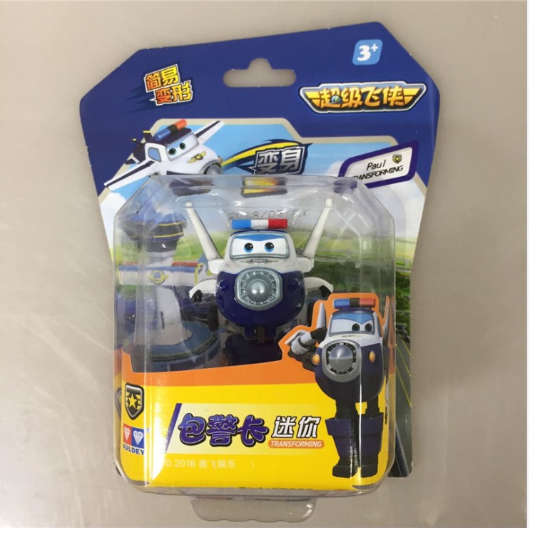 Super Wings Máy bay biến hình Mô hình Paul Đội Bay siêu đẳng đồ chơi trẻ em