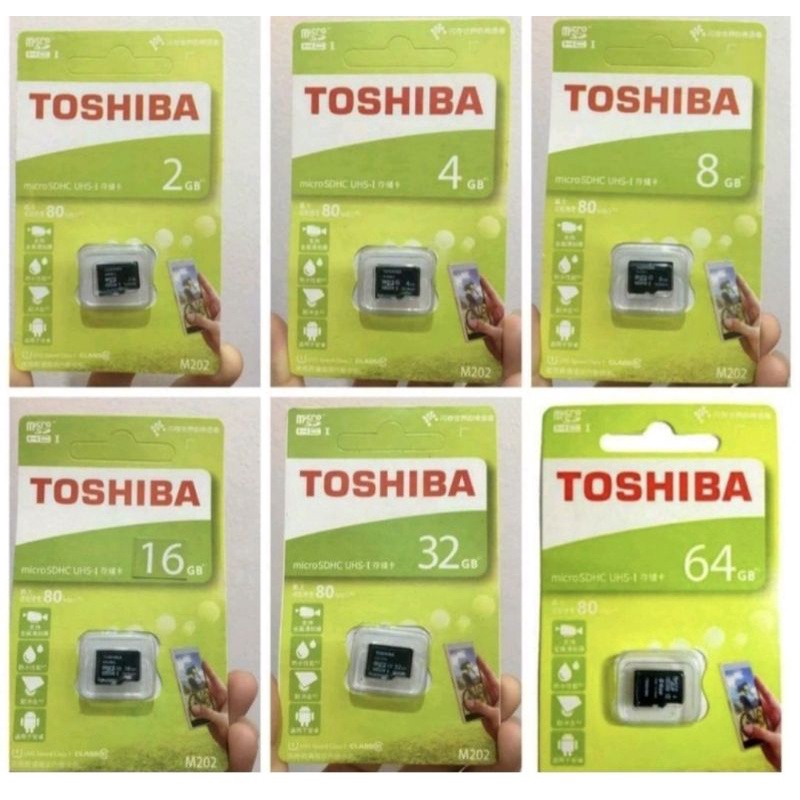 Thẻ nhớ MMC Micro SD TOSHIBA 2GB 4GB 8GB 16GB 32GB 64GB