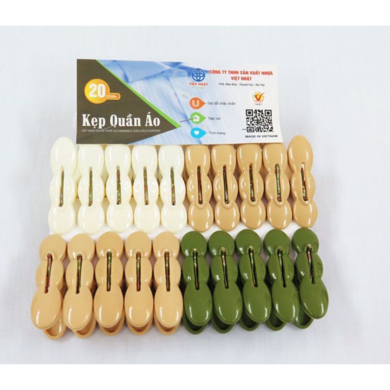 vỉ kẹp quần áo hình củ lạc