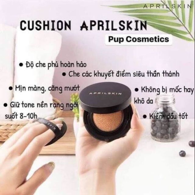 Phấn nước April Skin Magic Snow Cushion