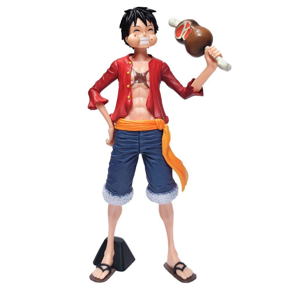 REBUY1 Mô Hình Nhân Vật Luffy Monkey D Luffy Mắt Ngôi Sao Mặt Cười Trang Trí