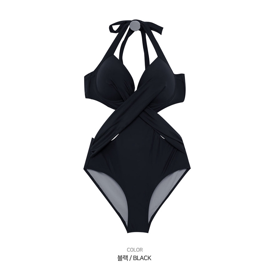 Áo tắm nữ quai chéo gợi cảm Áo tắm một mảnh Khay thép tập hợp bikini áo tắm đi biển | BigBuy360 - bigbuy360.vn