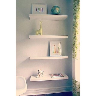 Bộ kệ gỗ treo tường thanh ngang rộng 15cm/ Giá gắn tường decor trang trí nhà cửa bền đẹp