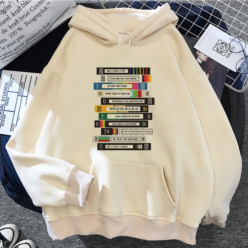 Áo Hoodie In Chữ Brooklyn 99 grunge y2k Thời Trang Hàn Quốc