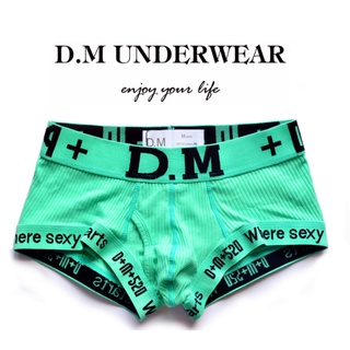 Dm105 nhiều màu sắc khác nhau d.m quần nam boxer nam cổ thấp cotton nguyên chất gợi cảm hợp thời trang u-convex nam boxer quần đùi