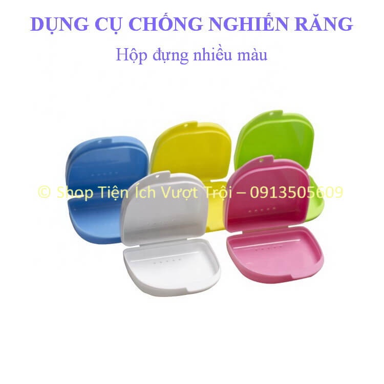 Miếng chống nghiến răng hiệu quả, gọn nhỏ, không vướng, không cộm, dùng cho cả người lớn và trẻ em-Tiện Ích Vượt Trội