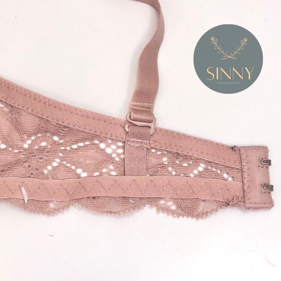 Áo lót nữ nâng đẩy 4cm, áo ngực mút mềm có gọng, nội y Thái Lan ren Sisterhood 2055, Sinny