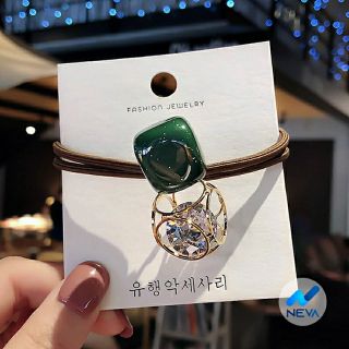 Dây buộc tóc đính đá Hàn Quốc