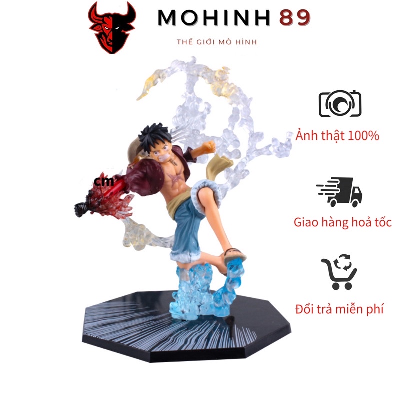 Mô hình Luffy mũ rơm battle ver.2 One Piece gear 2 haki Cao 18cm - Mô Hình Figure Monkey D.Luffy