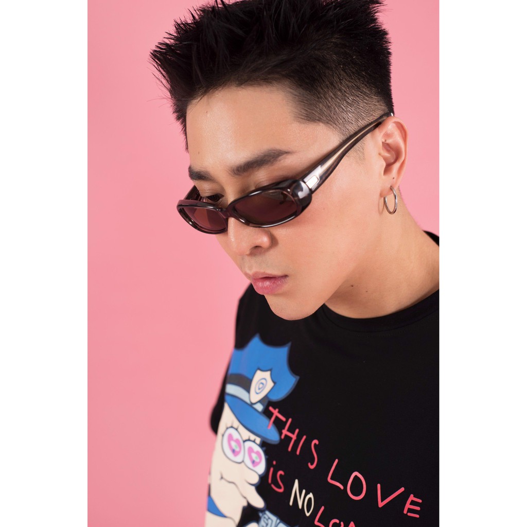 XUOC - NO LOVE T-SHIRT OUTFIX ÁO THUN IN ẤN COTTON 4C