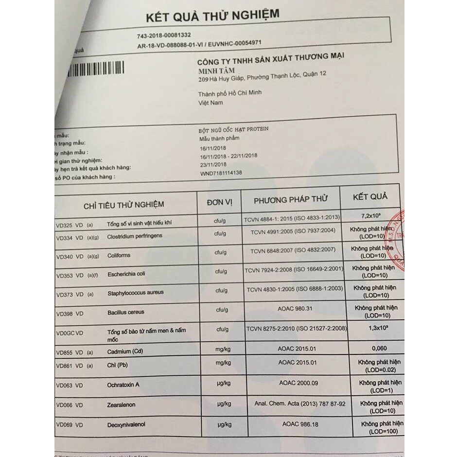 COMBO 3 túi Bột ngũ cốc Hạt Protein Tăng cân tăng cơ + Tặng bình pha lắc