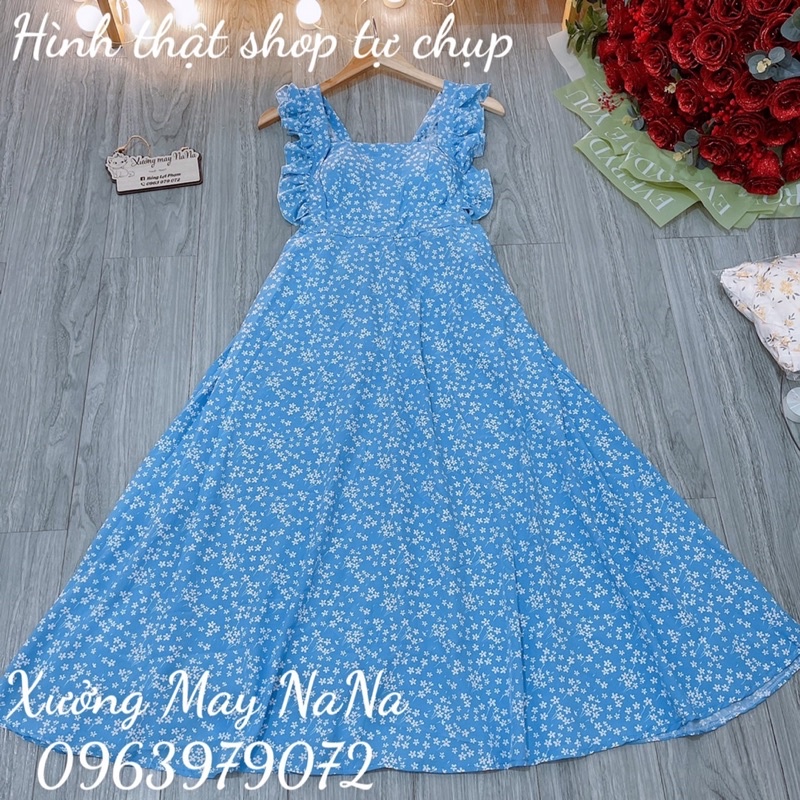 Maxi cánh tiên hoa nhí có mút ngực