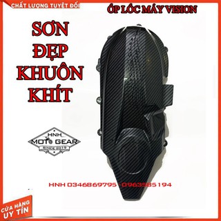 Ốp Lốc Máy Carbon Honda Vision 2016 - 2020