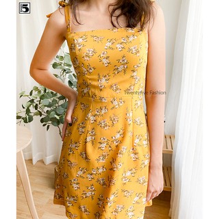 Đầm 2 dây cúp ngực khóa lưng 2 lớp Twentyfive N225