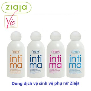 Intima Ziaja 200ml - Dung dịch vệ sinh intima dạng sữa giúp trẻ hóa vùng kín