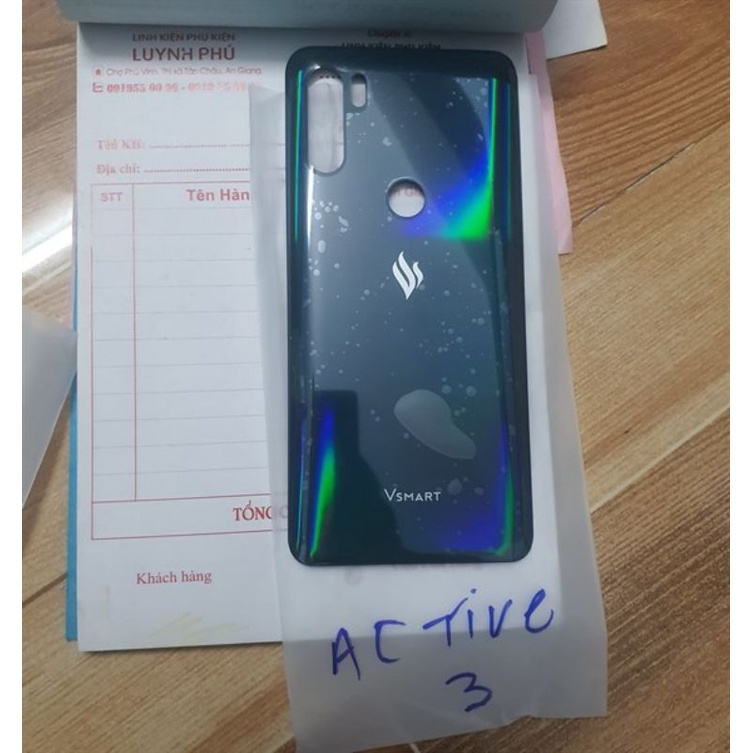 Nắp lưng vsmart active 3 bao test đỗi trã