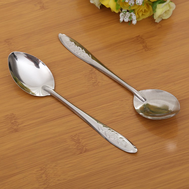 Set 5 thìa ăn inox chất liệu inox an toàn cho sức khỏe