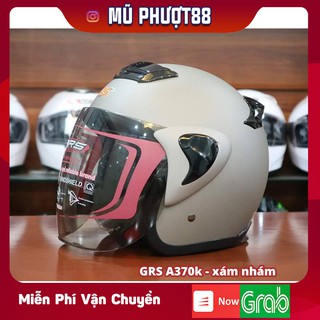 Mũ bảo hiểm GRS A370K (Đen nhám)