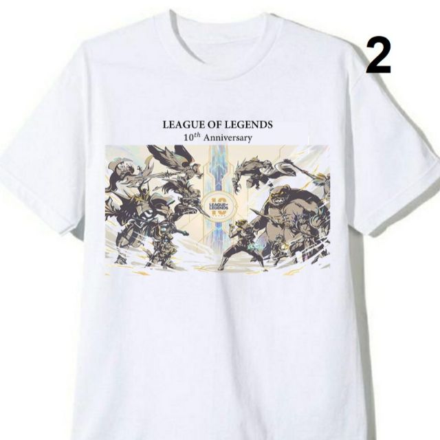 Áo tay lửng kỉ niệm 10 năm Liên Minh Huyền Thoại LOL 10th Anniversary unisex
