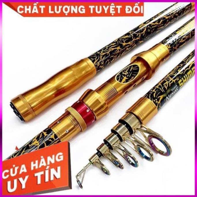 ⭐  [Siêu Khỏe] Cần Rút SHIMANO Màu Vàng Hoa Siêu Chất Lượng Đủ Size